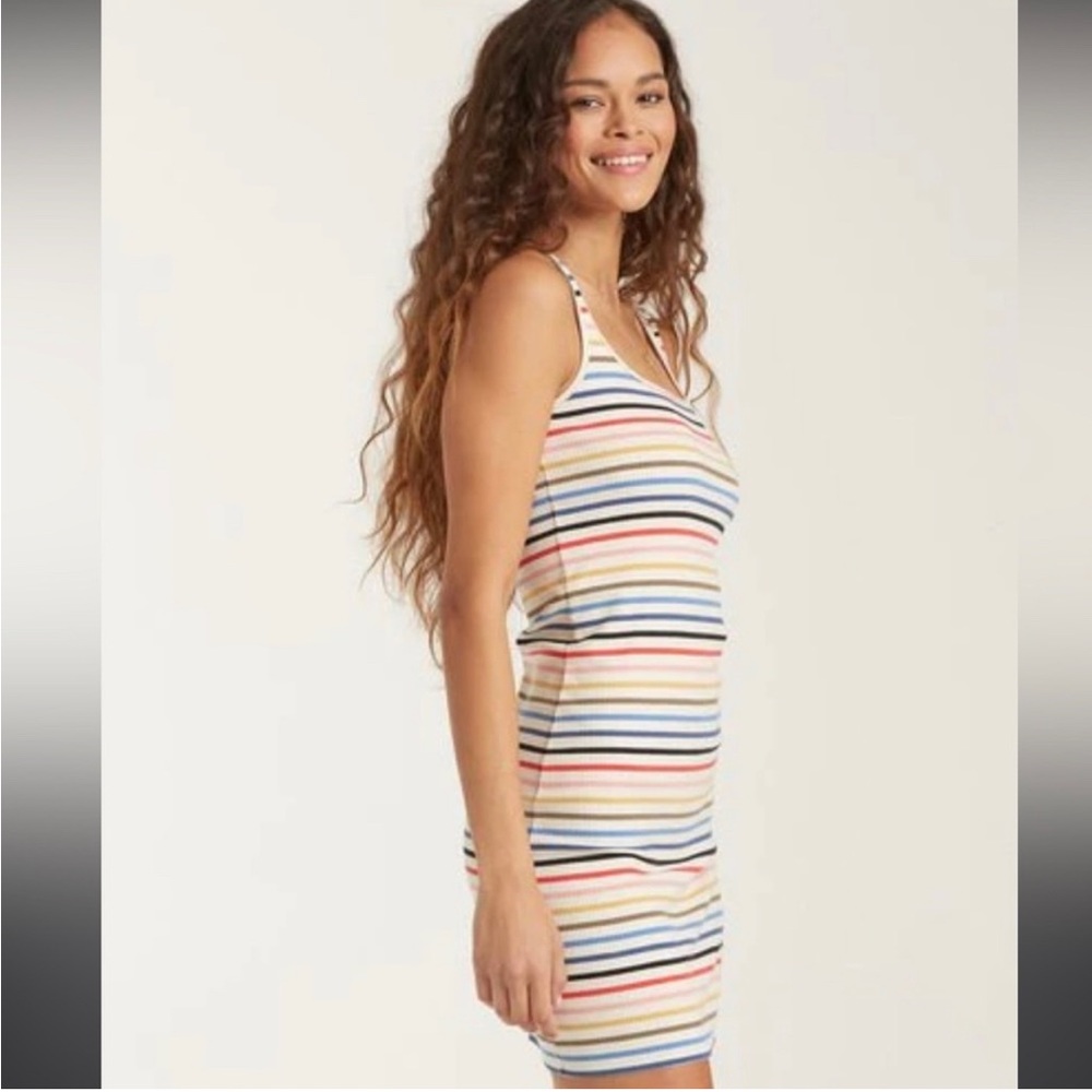 BILLABONG MINI BODY CON DRESS 
TILL FAWN MULTI DRESS